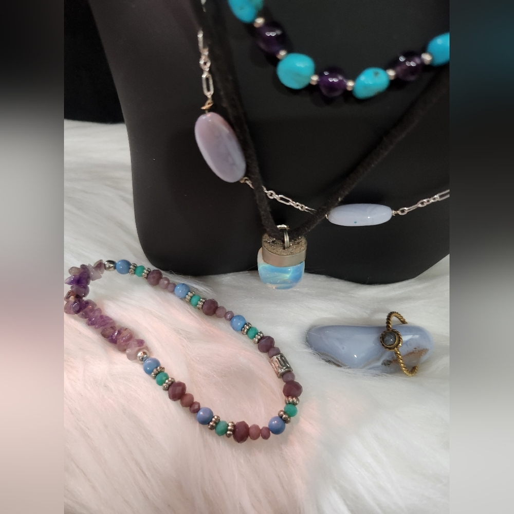 222. Throat Chakra Gemstone Bracelet